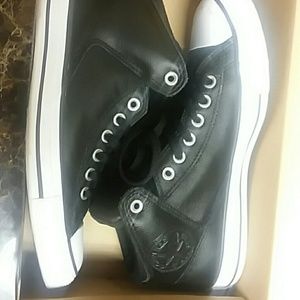 Converse leather shoes